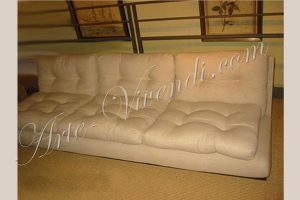 canape zen lin couleur beige canape sans pied