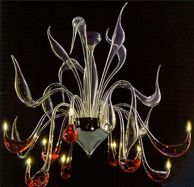 lustre murano a huile verre soufflé design artevivendi